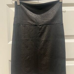 Cherish lauriebelles Black Textured Pencil Skirt